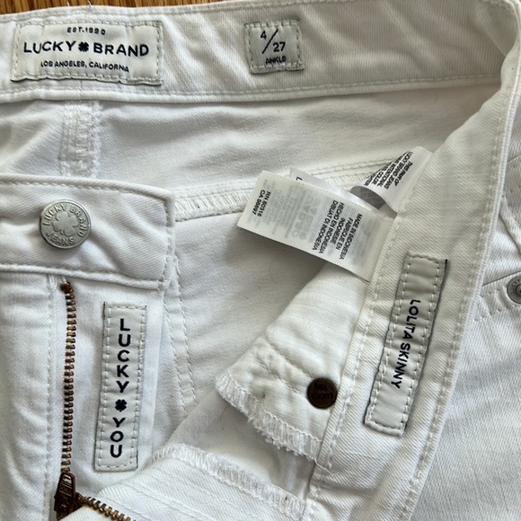 Lucky Lolita skinny white jean 4/27 - Picture 2 of 3